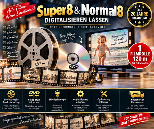 Super8 film digitalisierung - super8,