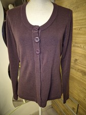 Damen Pullover Strickjacke Gr XL Lila