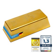 Goldbarren Türstopper und