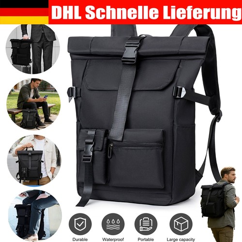 Damen herren rolltop - herren, rucksack