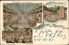 Litho Remse an der Mulde, Colosseum, Saal, Garten, Haupteingang - 3993008