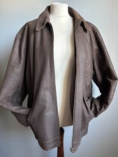 M&S LEDERMANTEL JACKE Große