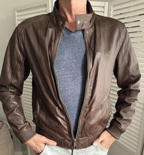 Manguun lederjacke braun - lederjacke, gr