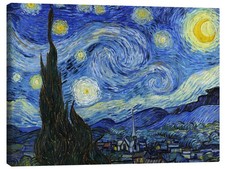 Leinwandbild sternennacht - sternennacht,