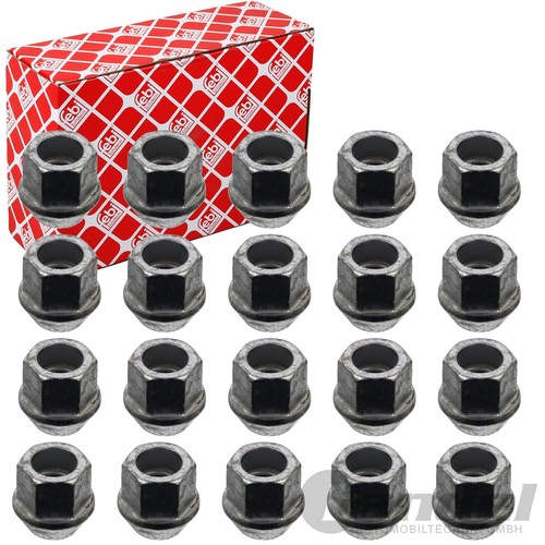 20x febi radmuttern - radmuttern, m12
