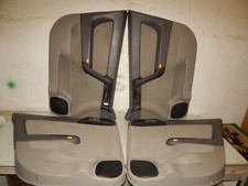 4x Türverkleidung Opel Astra G Limousine Stufenheck Stoff Hellgrau SET 442045