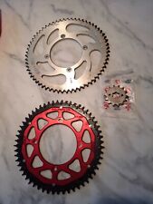 beta rr 125 lc Kettenritzel in Rot und Original silber sowie kleines Ritzel