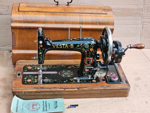 Antike vesta handkurbel quer - antike,