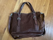 LIEBESKIND Tasche Shopper Braun Pferdefell Echtleder H35xB40xT16 Schnallen NEU