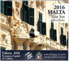 Euro set Malta 2016 * Valletta