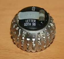 Kugelkopf von IBM - 12 LETTER GOTH 96. DEUTSCH/GERMAN - NEU