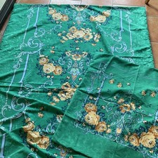 QVC Victorian Style Bettwäsche 2-tlg 135x200/80x80 grün-bunt Satin