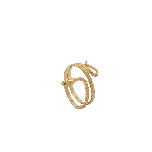 Ring schlange gelbgold 585 - gelbgold, /