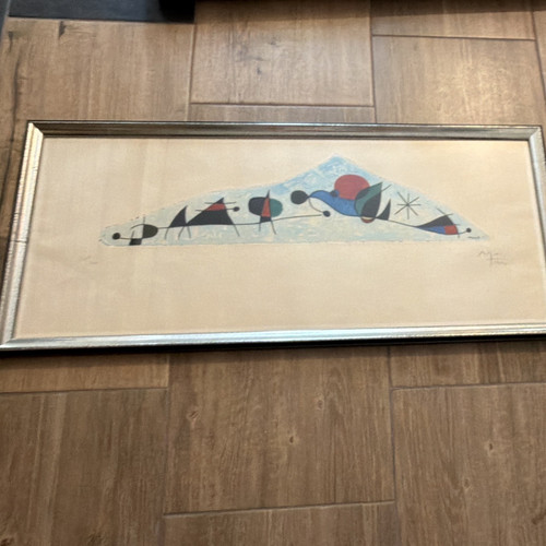 Joan miró gerahmter - miró,