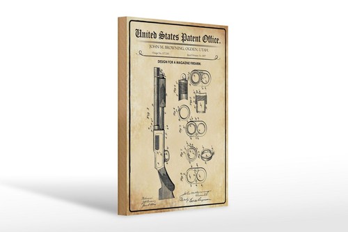Holzschild patent 20x30 - patent, cm