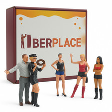 🌃 Figuren Set Spur G 1:25 – Nachtleben Stadt Nr.1 | Diorama Zubehör 🚂 Premium