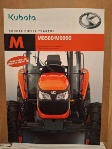 Kubota m8560 m9960 prospekt - kubota,