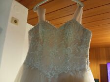 Brautkleid, Hochzeitskleid, Creme farbiges, Gr.40 Mit Schleppe