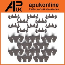 10x Wollschneidemaschine Klinge Schaf Pferd Ziege Kamm Trimmen Schneider Scherwerkzeug gerade