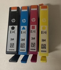 4 x Patrone HP364 CB316EE CB318EE CB319EE CB320EE (N9J73AE) DeskJet 3070A Serie