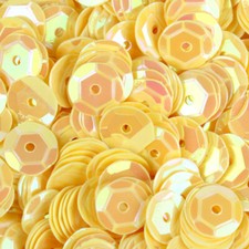 3000 Pailletten 6mm satt gelb