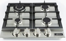 Kaiser 6357 Gas Kochfeld 60cm autark Herd Gasherd 3,8kw WOK Edelstahl 4 Flammig