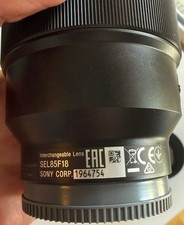 Sony SEL85F18 Festbrennweite Objektiv 85mm F1.8 E-Mount Vollformat TOP-Zustand
