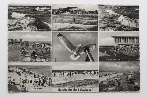 Mehrbild postkarte cuxhaven - -,
