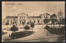 Euskirchen, Partie am Bahnhof, Ansichtskarte 