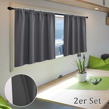 2er Set Scheibengardinen Kurz