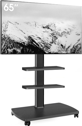 Ständer rollbar holzablage - tv,
