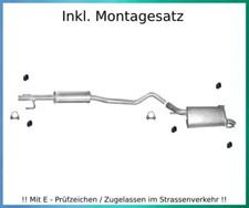Auspuffanlage für Opel Corsa