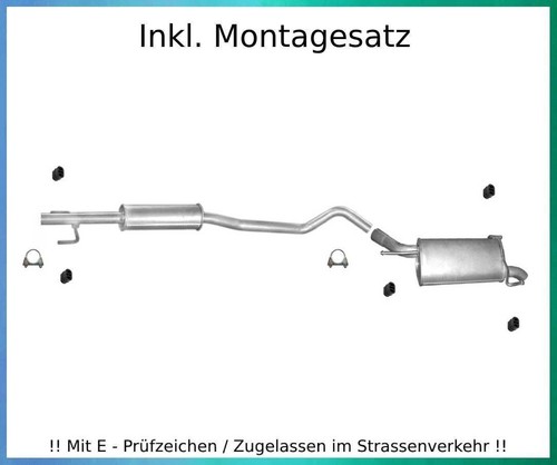 Auspuffanlage für opel - auspuffanlage,