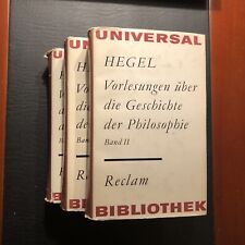 Hegel - Vorlesungen über die