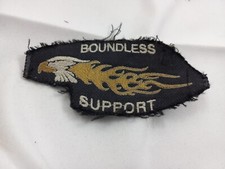 MC PATCH BOUNDLESS SUPPORT AUFNÄHER ROCKER KUTTE MOTORRAD CLUB