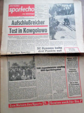 DEUTSCHES SPORTECHO 20. Januar