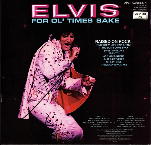 Elvis presley raised - on, rock