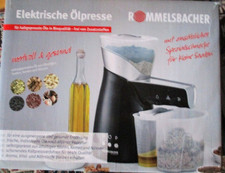 Rommelsbacher elektrische Ölpresse, Öl-Kaltpresse, OP 700 Emilio