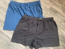 Boxer Short  Gr . 10 blau grau Baumwolle
