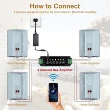 Herdio 4x 4" Stereo Bluetooth