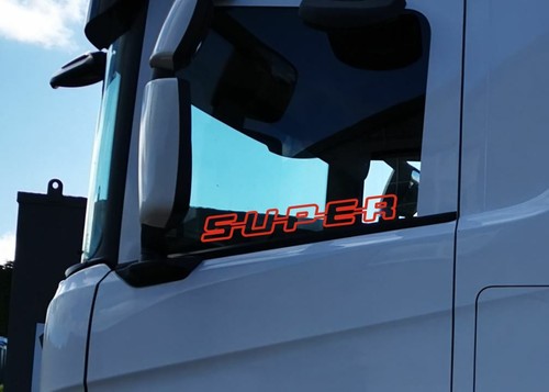 Scania super fensteraufkleber - scania,