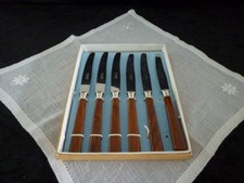 6 Art déco Obstmesser mit