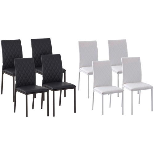 Homcom esszimmerstühle 4er - homcom,