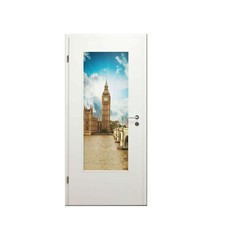 Glaseinsatz für Holztür mit Digitaldruck 1051-1-LA "London"