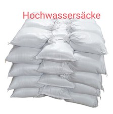 Hochwasserschutz Sandsack gefüllt mit Rheinsand Hochwassersäcke Sackware Sand