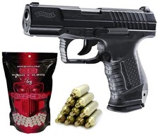 Walther P99 DAO Softair-Co2-Pistole 6 mm BB Blowback >0,5 Joule