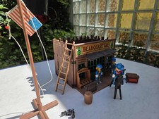 Playmobil Western Union Nordstaaten HQ Hauptquartier mit Soldaten