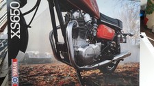 Prospekt Yamaha Motorrad XS 650 von 5. 1982