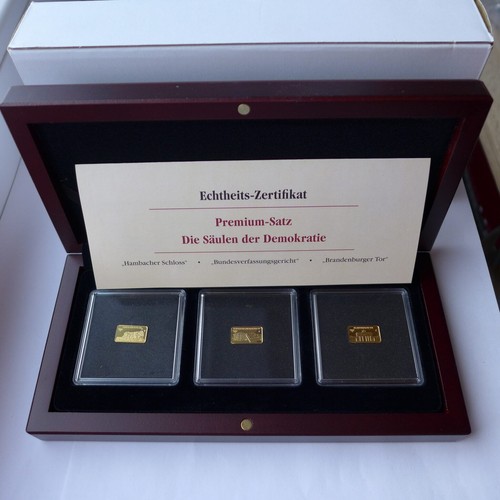 Gramm goldbarren - 3x,