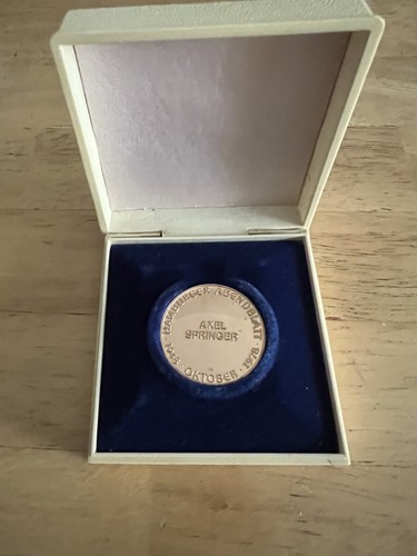 Axel springer medaille 900er - springer,